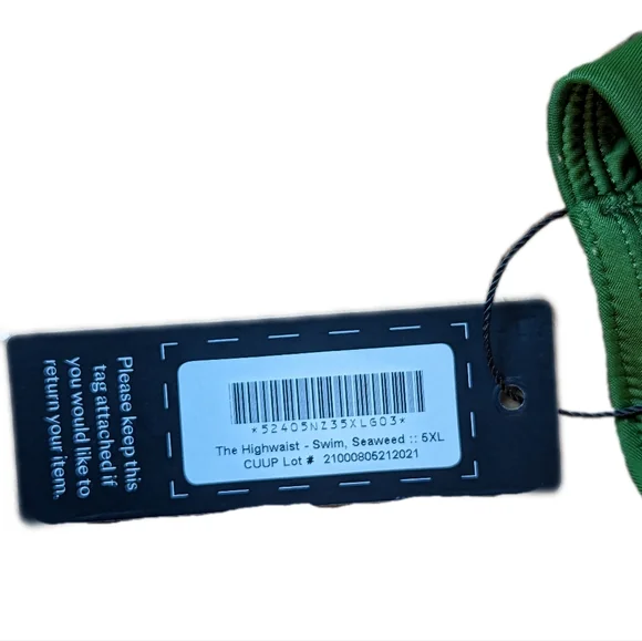 CUUP swim set in seaweed, XL, with bag - Picture 15 of 16